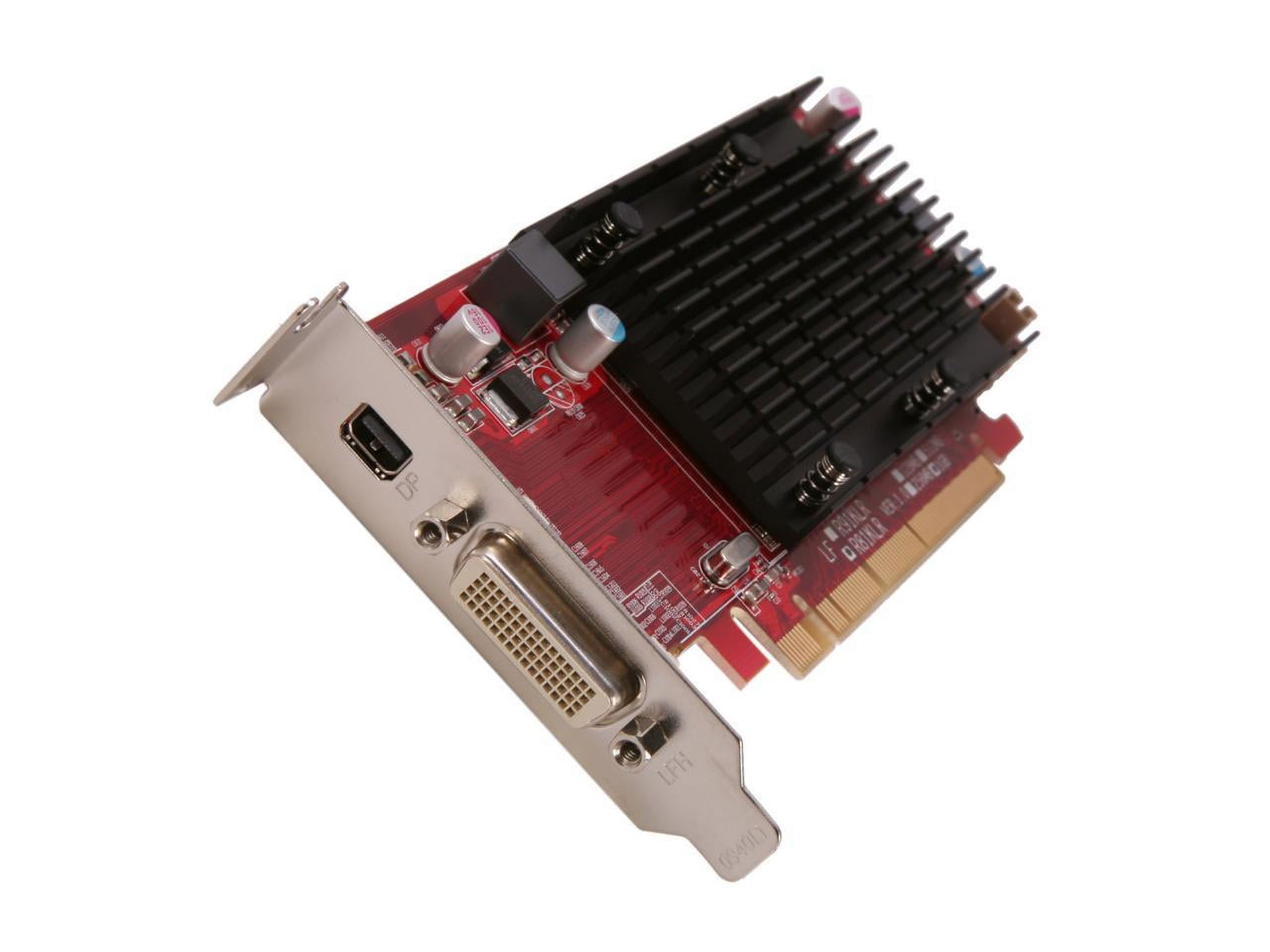 Visiontek Radeon 6350 SFF 1GB DDR3 3M DMS59 (2 x DVI-I, miniDP) w/ 2 x DVI-I to VGA Adapter, 900456 - image 1 of 5