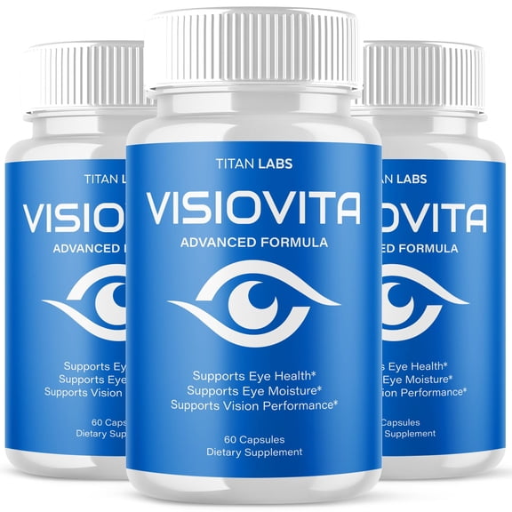 Visiovita Advanced Formula Eye Health Supplement Pills for Vision Care Visio Vita 180 Capsules