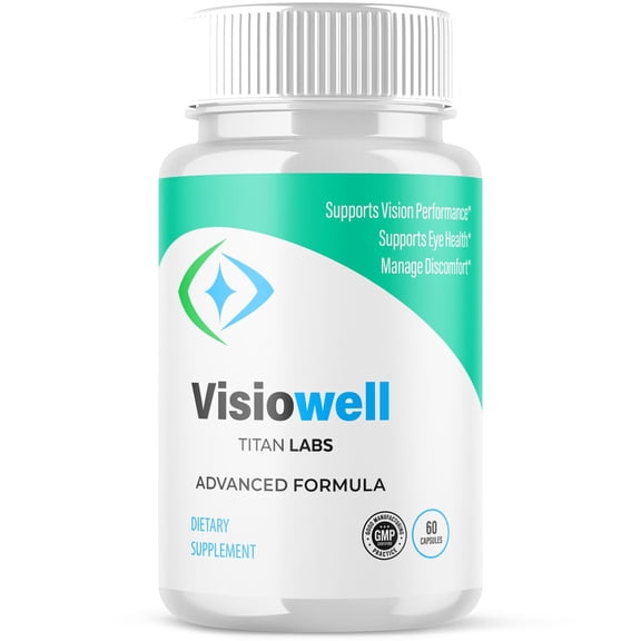 Visiowell Advanced Formula Eye Health Supplement Pills for Vision Care Visio Well 60 Capsules