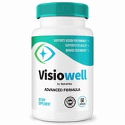 Visiowell Capsules   Daily Eye Care with Original Blend to Support Visual Wellness, Eye Comfort & Vision | Just 2 Gentle, Easy-to-Swallow Pills 60 Capsules