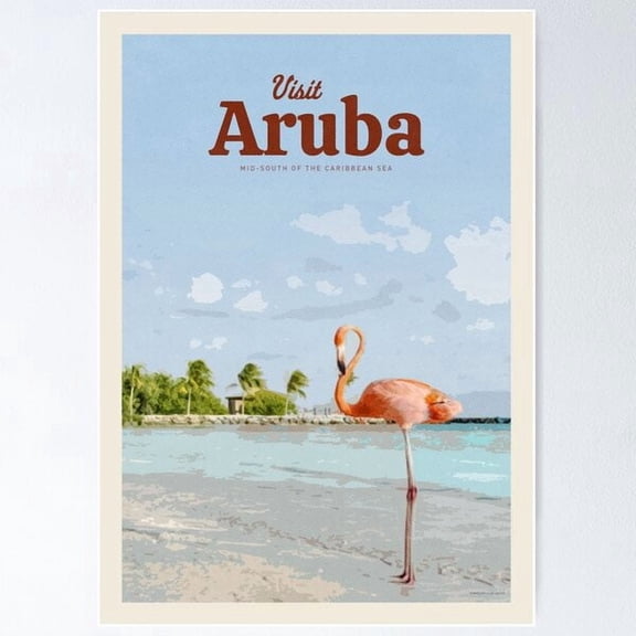 Visit Aruba Poster , Poster Print Only