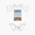thumbnail image 1 of Visit Indiana Short Sleeve Baby One-Piece - 2472, 1 of 3