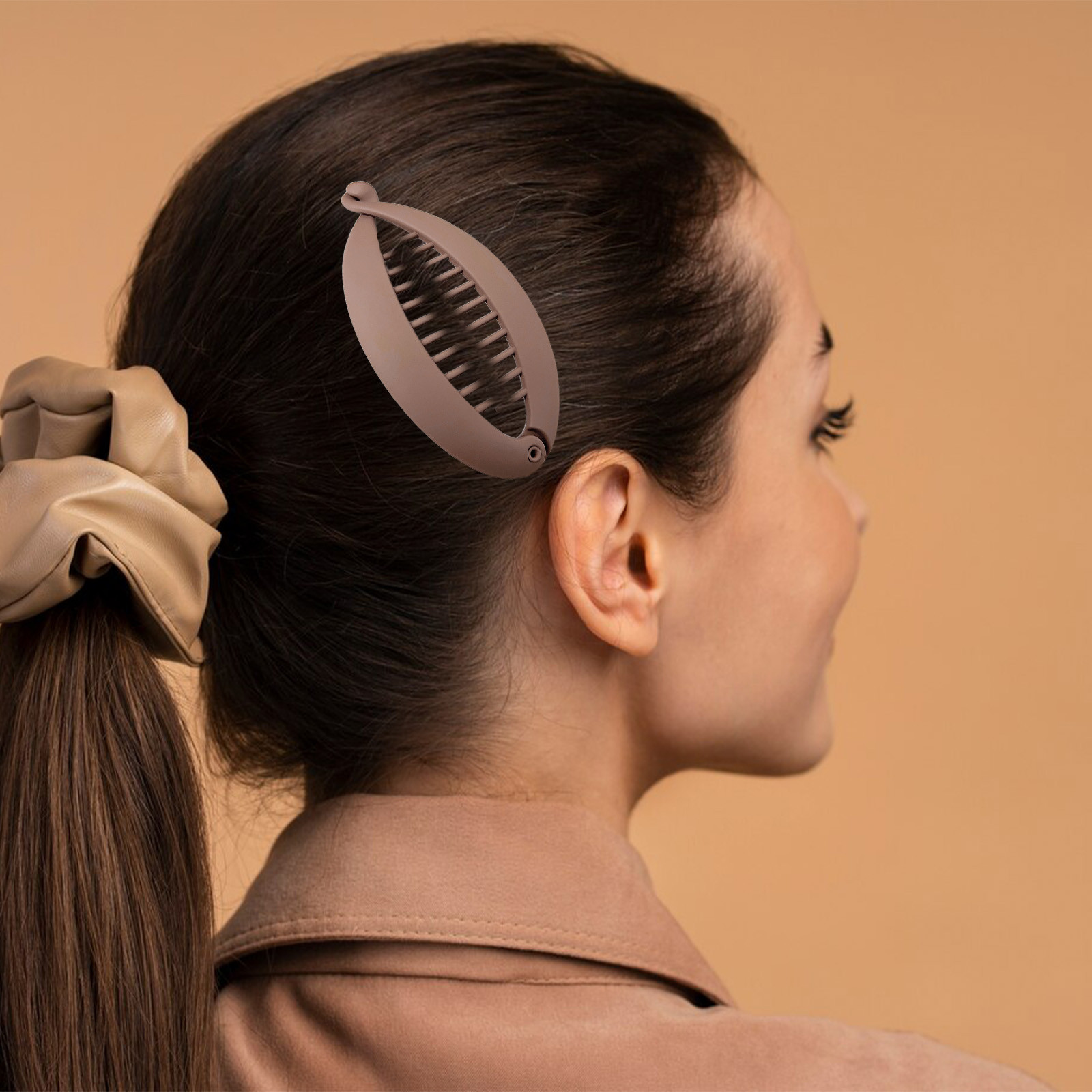 Visit Niviya Store Barrettes Clearance Polyester Hair Clip French Large