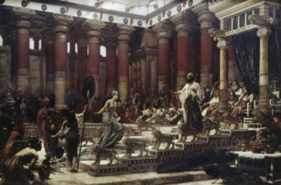 The Visit of the Queen of Sheba to King Solomon Edward John Poynter (1836-1919British) Oil on Canvas Art Gallery of New South Wales Sydney Australia Canvas Art - Edward John Poynter (18 x 24)