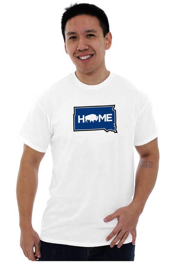 Visit South Dakota Home State Travel Men's Graphic T Shirt Tees Brisco Brands L
