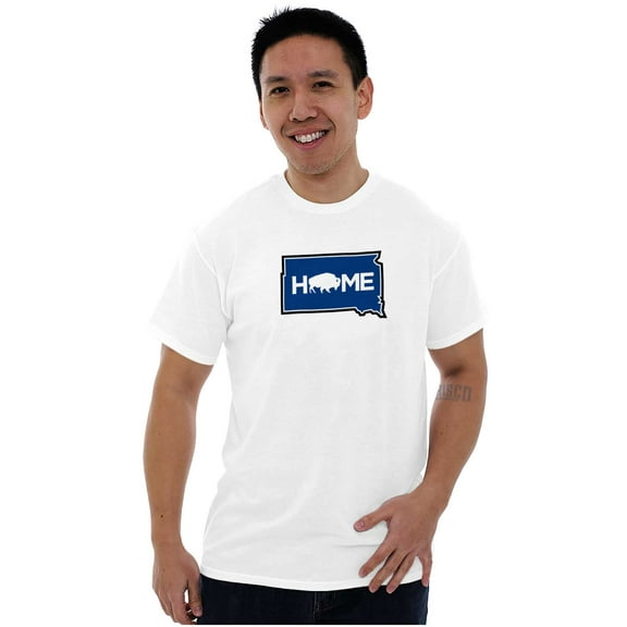 Visit South Dakota Home State Travel Men's Graphic T Shirt Tees Brisco Brands L