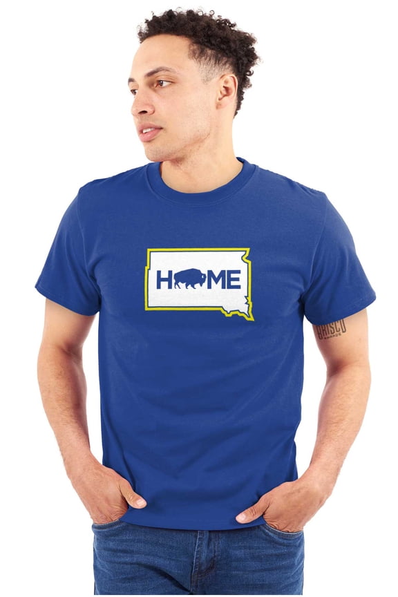 Visit South Dakota Home State Travel Men's Graphic T Shirt Tees Brisco Brands M