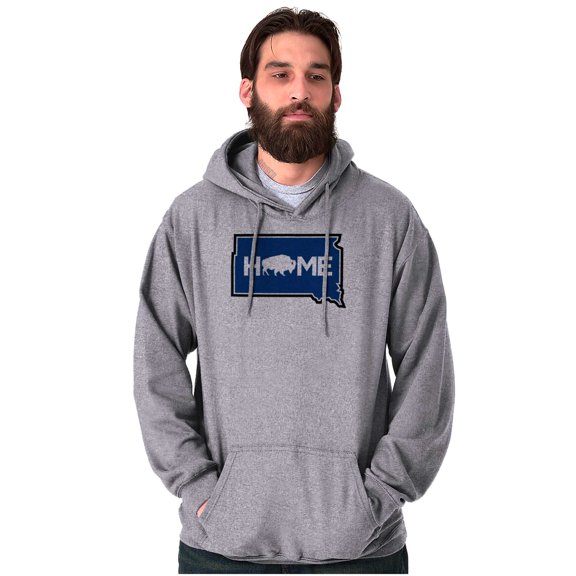 Visit South Dakota Home State Travel Unisex Plus Fleece Graphic Hoodie Brisco Brands 4X