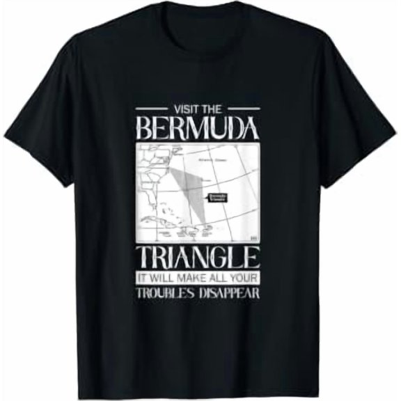 Visit The Bermuda Triangle Water Ocean Triangle T-Shirt
