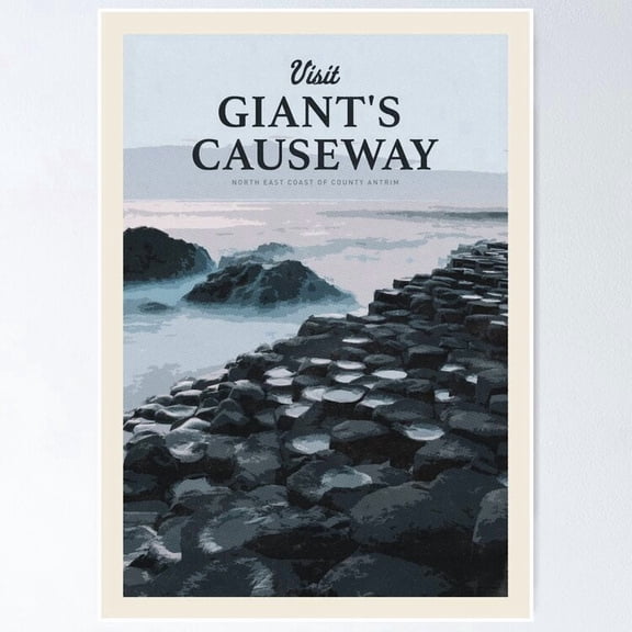 Visit The Giant'S Causeway Wall Art Prints For Home Or Office Home Decor Office Wall Art