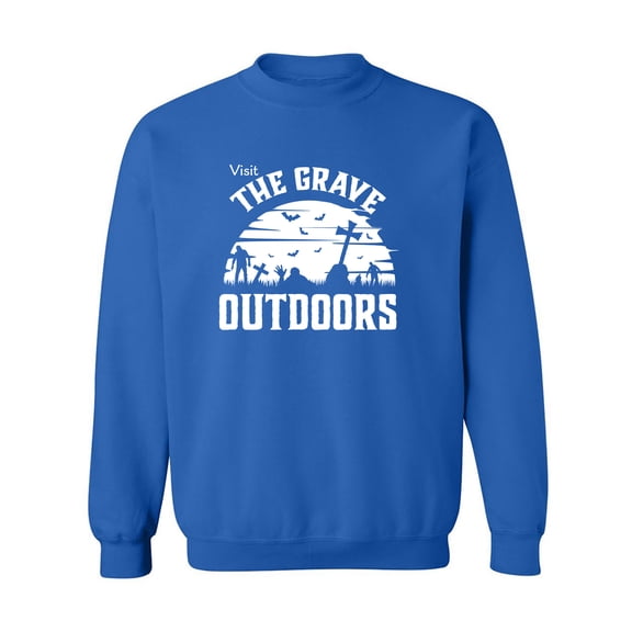 Visit The Grave Outdoors Crewneck Sweatshirt