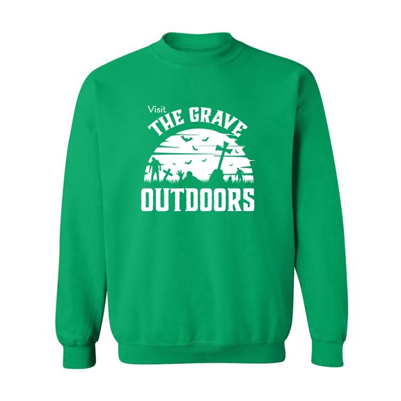 Visit The Grave Outdoors Crewneck Sweatshirt