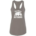thumbnail image 1 of Visit The Grave Outdoors Racerback Tank, 1 of 2