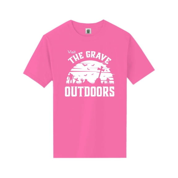 Visit The Grave Outdoors Short Sleeve Neon T-Shirt