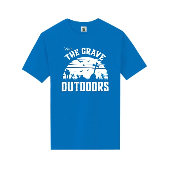 Visit The Grave Outdoors Short Sleeve Neon T-Shirt