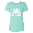 thumbnail image 1 of Visit The Grave Outdoors Womens crewneck tee, 1 of 3
