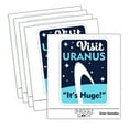 thumbnail image 1 of Visit Uranus Science Fiction Destination Car Window Bumper Water Bottle Phone Tablet Laptop Waterproof Vinyl Decal Sticker Set 5-Pack - Gloss Finish - 4.0", 1 of 7