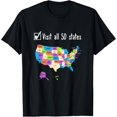 thumbnail image 1 of Visit all 50 states Gift USA Bucket list T-Shirt, 1 of 3