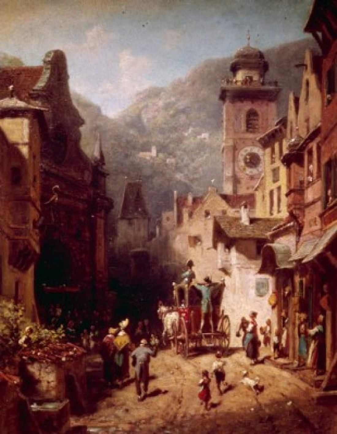 Visit of the Sovereign by Carl Spitzweg 1808-1885 Canvas Art - Carl Spitzweg (18 x 24)
