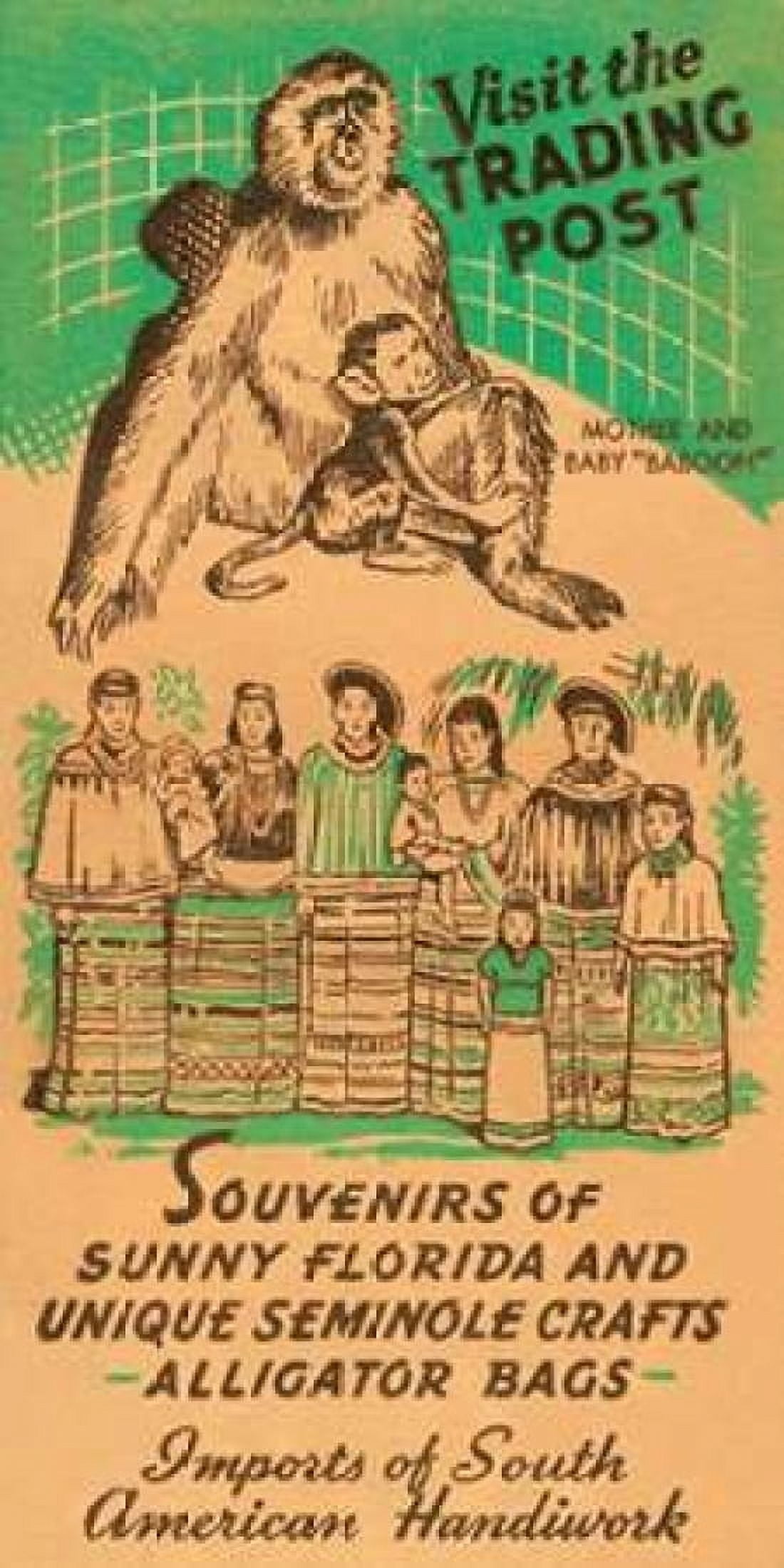 Visit the Trading Post Canvas Art - Retrotravel (10 x 20)