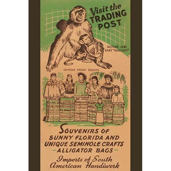 Visit the Trading Post-Fine Art Canvas Print (20" x 30")