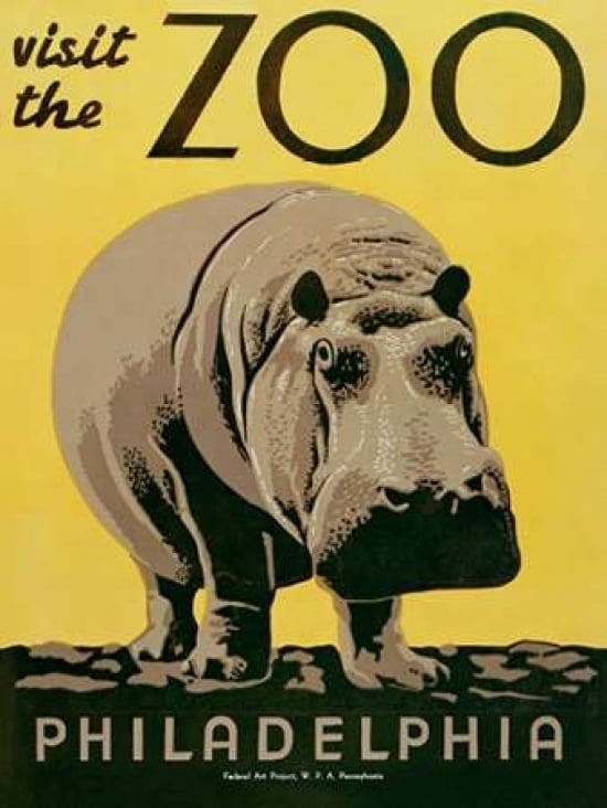 Visit the Zoo Canvas Art - Unknown (18 x 24)