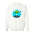 thumbnail image 1 of Visiting Planet Earth Sweatshirt Men -Image by Shutterstock, Male 4X-Large, 1 of 4