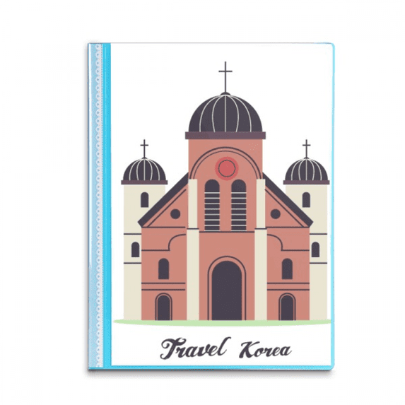 Visiting church in South Korea Book Sheet Protectors Portfolio Binder Folder