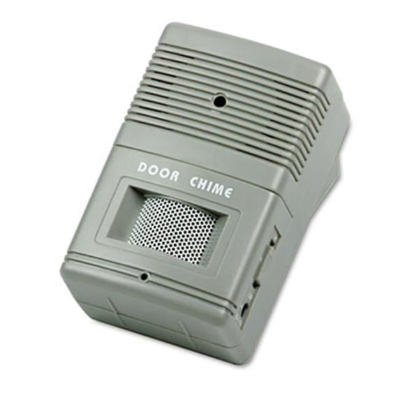 Visitor Arrival & Departure Chime, Battery Operated - Gray