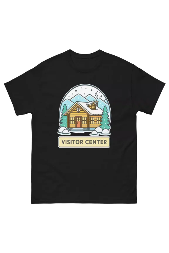 Visitor Center Mountain Ski Resort Town T-Shirt