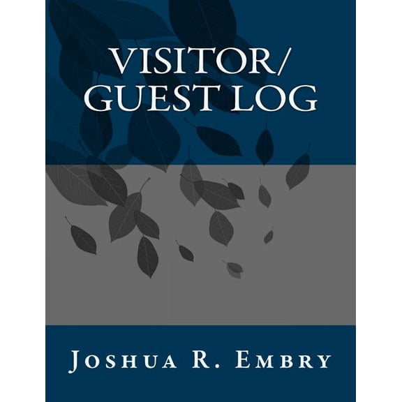 Visitor/Guest Log (Paperback)