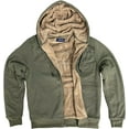 thumbnail image 1 of Visitor Men's Heavyweight Sherpa Lined Thermal Hoodie Jacket, 1 of 2