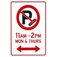 thumbnail image 1 of Visitor Parking No Overnight Parking Metal Warning Signs, Cautions Security Tin Sign, Safety Posted Signs for Street Business Wall Decor 8 x 12 Inch, 1 of 5