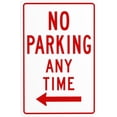 thumbnail image 1 of Visitor Parking No Overnight Parking Metal Warning Signs, Cautions Security Tin Sign, Safety Posted Signs for Street Business Wall Decor 8 x 12 Inch, 1 of 5