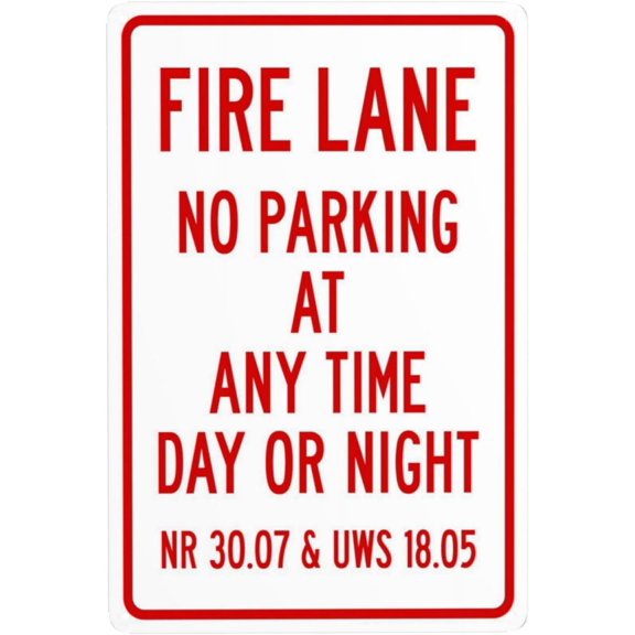 Visitor Parking No Overnight Parking Metal Warning Signs, Cautions Security Tin Sign, Safety Posted Signs for Street Business Wall Decor 8 x 12 Inch
