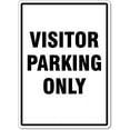 thumbnail image 1 of Visitor Parking Only Sign Traffic and Parking Parking Signs Metal Tin Sign 12x16 Inches Caution Danger Safety Security Warning Notice Signs, 1 of 5