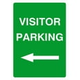 thumbnail image 1 of Visitor Parking Sign | Left Arrow Parking Signs & Permits Metal Sign Tin Sign 8x12 Inch - Caution Safety Warning Security Signs Indoor & Outdoor Signs for Home, Office, Work, 1 of 5