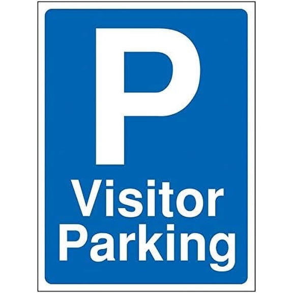 ‘Visitor parking’ building site signage Safety Signs Construction Signs Site Parking Signs Metal Sign Tin Sign 12x16 Inch