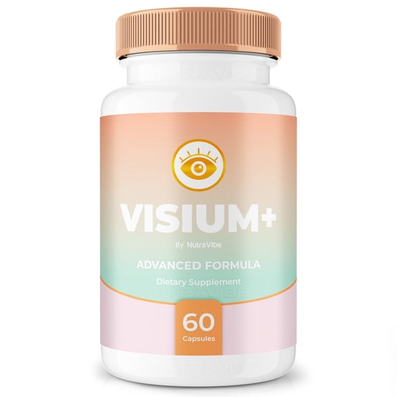 Visium+ Capsules Daily Eye Care with Original Blend to Support Visual Wellness, Eye Comfort & Vision | Just 2 Gentle, Easy-to-Swallow Pills (60 Capsules)