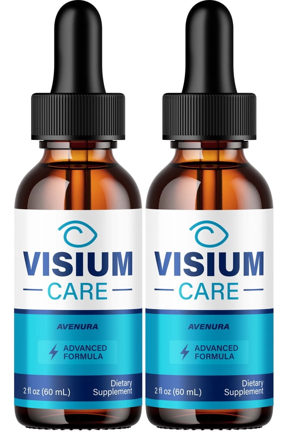 Visium Care Drops Eye Support Supplement – VisiumCare Liquid Vitamins for Healthy Vision Support, 2 Pack, 2 Month Supply