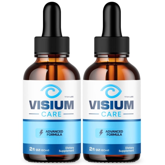 Visium Care Vision Support Drops Advanced Formula Eye Health Supplement VisiumCare 60 Servings