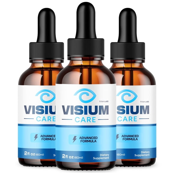 Visium Care Vision Support Drops Advanced Formula Eye Health Supplement VisiumCare 90 Servings