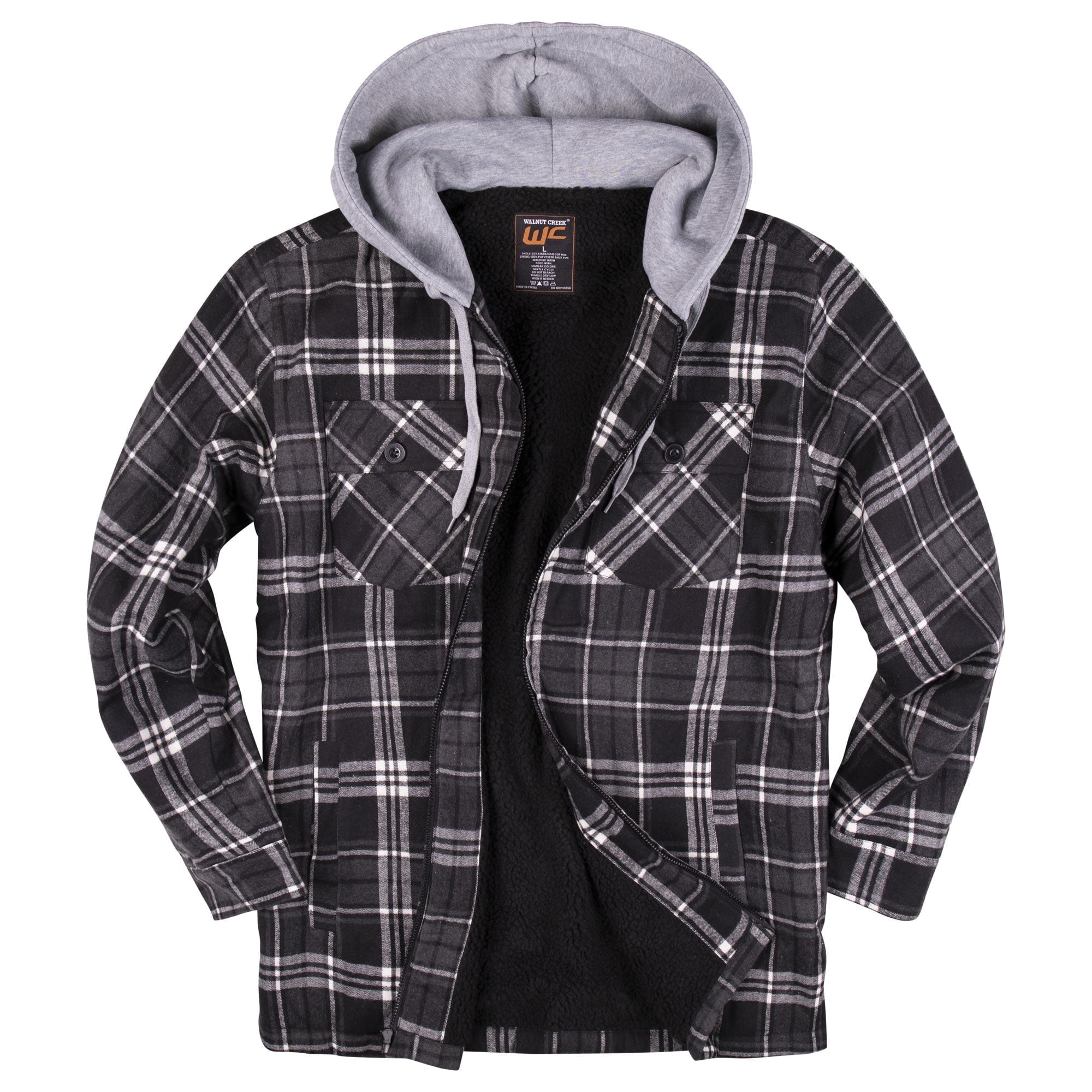 ジャケット・アウター GUAPI / Cloud Grey Cross Flannel Visive-By-Walnut-Creek-Mens-