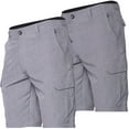 thumbnail image 1 of Visive Men's Hybrid Cargo Shorts - 2-Pack - Quick Dry, 4-Way Stretch, Versatile for Land & Sea - Sizes 30-50 - Ideal for Outdoor Activities: Golf, Hike, Bike, Swim, & Hunt, 1 of 6