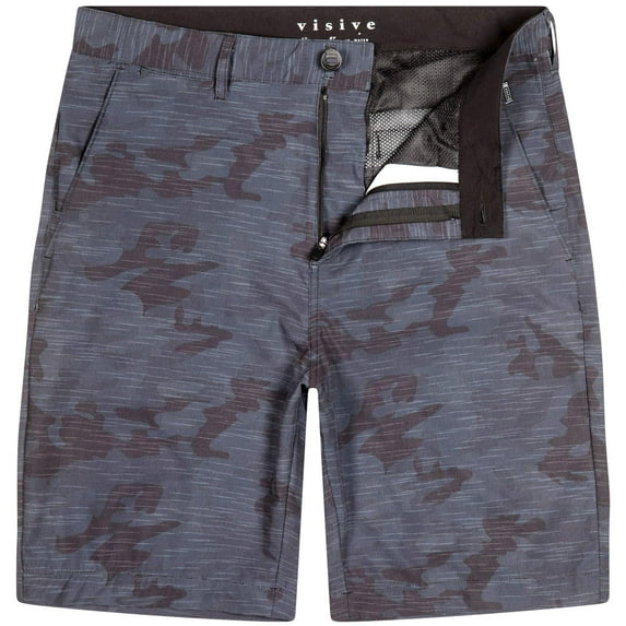 Visive Men's Hybrid Quick Dry Shorts - Stretch Fabric for Golf, Swimming, Hiking - Stylish Casual Wear - Big & Tall Sizes up to 44 - Versatile Land & Sea Comfort - Ultimate Comfort with Classic Fit