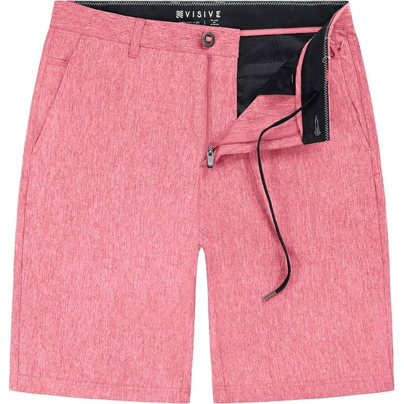 Visive Men's Hybrid Quick Dry Shorts - Stretch Fabric for Golf, Swimming, Hiking - Stylish Casual Wear - Big & Tall Sizes up to 44 - Versatile Land & Sea Comfort - Ultimate Comfort with Classic Fit