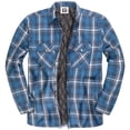 thumbnail image 1 of Visive Men's Sherpa-Lined Flannel Jacket - Button-Up Jacket - Comfortable & Stylish for Everyday Wear - Best for Outdoor Activities & Casual Wear - Sizes Medium to 5XL - Durable & Fashion-Forward, 1 of 7