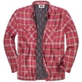 thumbnail image 1 of Visive Men's Sherpa-Lined Flannel Jacket - Button-Up Jacket - Comfortable & Stylish for Everyday Wear - Best for Outdoor Activities & Casual Wear - Sizes Medium to 5XL - Durable & Fashion-Forward, 1 of 7