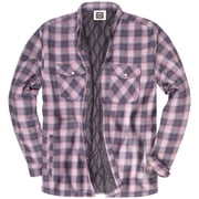 Visive Mens Sherpa-Lined Flannel Jacket - Button-Up Jacket - Comfortable & Stylish for Everyday Wear - Best for Outdoor Activities & Casual Wear - Sizes Medium to 5XL - Durable & Fashion-Forward