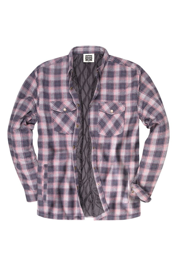 Men's Sherpa-Lined Flannel Jacket - Button-Up Jacket - Comfortable & Stylish for Everyday Wear - Best for Outdoor Activities & Casual Wear - Sizes Medium to 5XL - Durable & Fashion-Forward